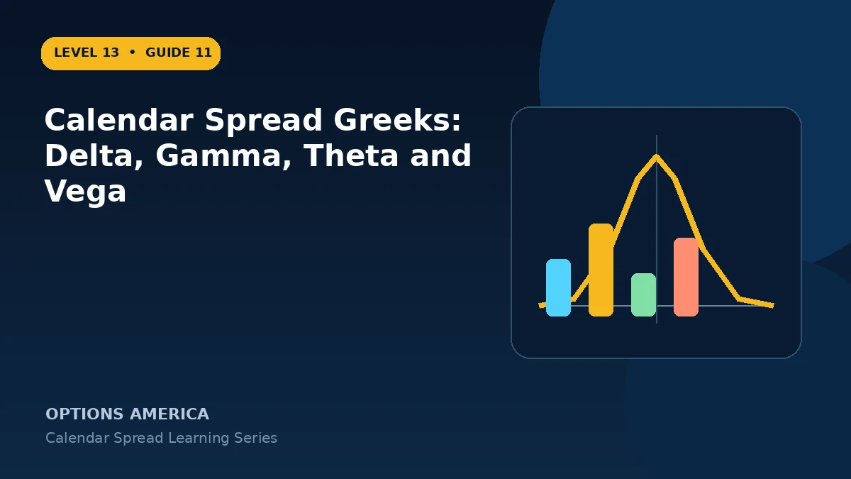 Calendar Spread Greeks: Delta, Gamma, Theta and Vega