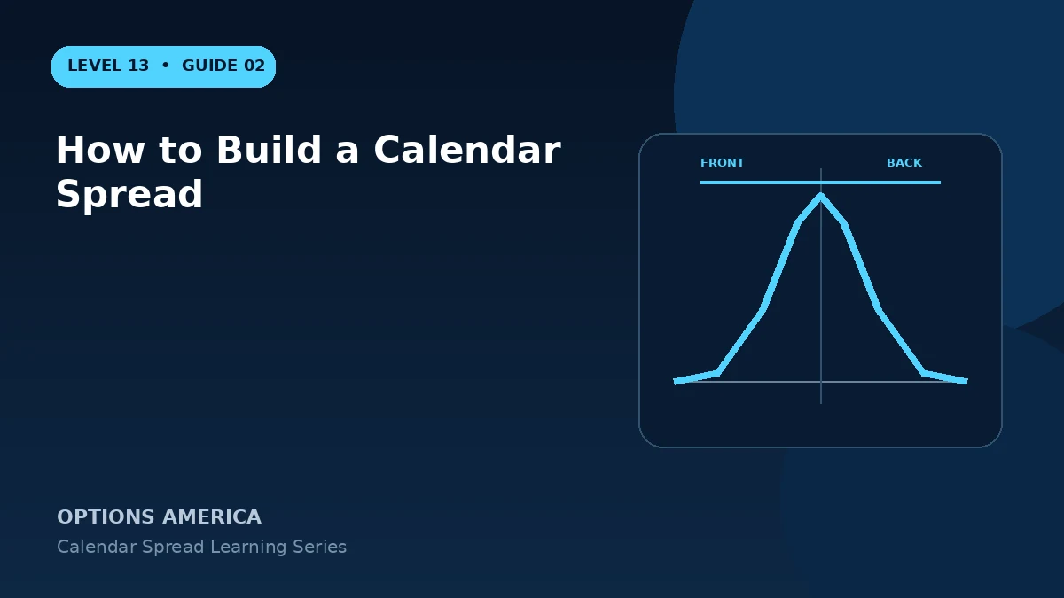How to Build a Calendar Spread
