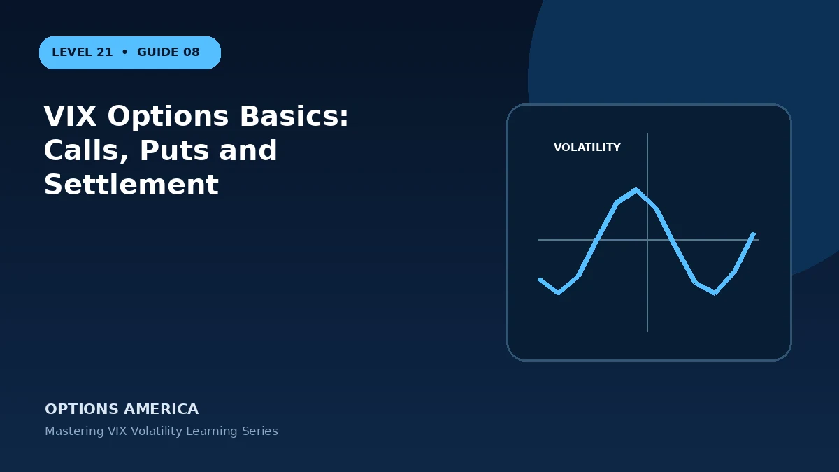 VIX Options Basics: Calls, Puts and Settlement